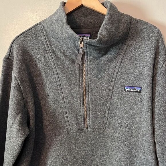New! Patagonia Men's Woolie Fleece Pullover in Forge Gray Size Large NWT - Picture 4 of 14
